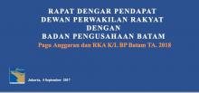 BP Batam Minta Naik Anggaran Rp 2,046 Triliun, Target Pertumbuhan Ekonomi 11 Persen