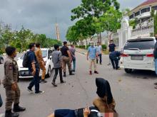 Pemotor Luka Parah Tabrakan di Depan Kantor Wali Kota Batam