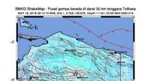 Gempa 6,1 SR di Tolikara, Goncangan Terasa Kuat