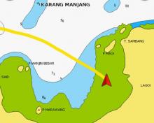 Kapal Wisata Bendera Mongolia Tabrak Karang di Lagoi 