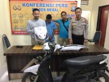 Dua Pengangguran Maling Motor di Meral Ternyata Diupah Rp 25 Ribu