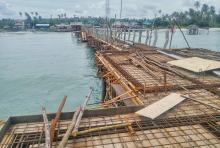 Pembangunan Dermaga Dakomas Baru 40 Persen, Inspektorat Garuk Kepala
