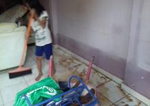  Banjir di Kavling Melchem Batuampar Setinggi Pinggang Orang Dewasa
