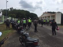 Razia di Kawasan Tumenggung Abdul Jamal, Puluhan Kendaraan Diangkut Polisi