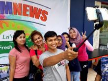 Tania, Sehat dan Awet Muda karena Senam