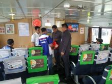 Lanal Karimun Periksa Alat Keselamatan Kapal Penumpang