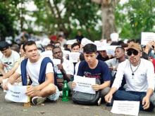 IOM dan UNHCR Cuek Didemo Ratusan Imigran di Tanjungpinang