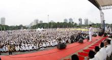 Tabligh Akbar, Akses Jalan di Depan Palm Spring Batam Centre Ditutup
