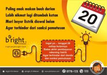 PLN Batam Ajak Pelanggan Bayar Listrik Tepat Waktu
