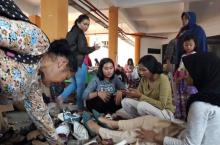 Bantuan Korban Kebakaran Ruli Beverly Mulai Berkurang
