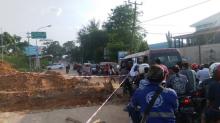 Perbaikan Drainase di Sagulung Picu Kemacetan