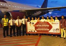 Penerbangan Perdana Shenzen-Batam Bawa 139 Wisman Tiongkok