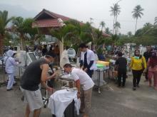 RSUD Natuna Terbakar, Pasien Dievakuasi