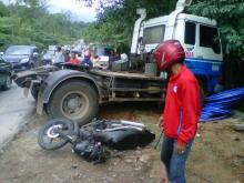 Truk Kontainer Tabrak Dua Pengendara Motor, Satu Orang Tewas di Lokasi Kejadian