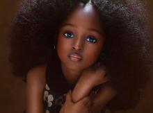 Jare Bocah Nigeria yang Juluki Gadis Berkulit Hitam Tercantik di Dunia