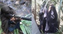 Seorang Perempuan yang Diduga Istri Santoso Menyerahkan Diri