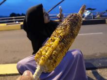 Senja dan Jagung Bakar di Jembatan Barelang 