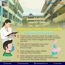 INFOGRAFIS: Syarat Huni Rusun BP Batam di Masa New Normal