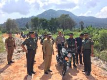 Wasev TNI AD Tinjau lokasi TMMD Kodim 0317/TBK