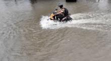 Jalan Taman Sari Tanjunguban dan Simpang Lagoi Langganan Banjir