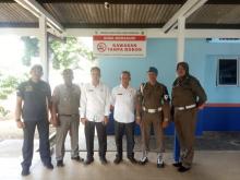 Datangi RSUD Dabo, Satpol PP Lingga Pastikan Perda KTR Ditaati Warga