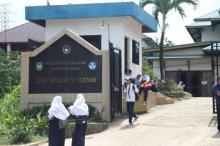 Proses Belajar Mengajar di SMP 10 Batam Berangsur Pulih