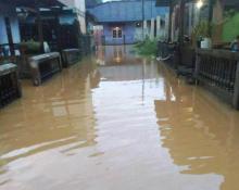 Perumnas di Bintan Kebanjiran Saat Ditinggal Mudik