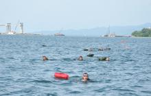 TNI AL Batam Siapkan Hadiah Rp 130 Juta untuk Lomba Renang 9 Kilometer