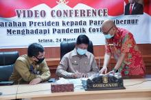 Jokowi Ingatkan Isdianto dan Kepala Daerah Lainnya terkait Transparansi Dana Covid