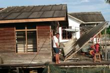Puting Beliung Libas Rumah Warga Pulau Benan