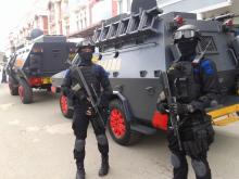 Deklarasi Rudi-Amsakar dan Sani-Nurdin Dijaga Polisi Bersenjata AK-47