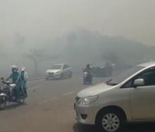 Hutan Duriankang Terbakar, Asap Tebal Bikin Perih Mata