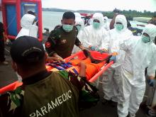 Kapal Bermuatan Radioaktif Terbakar dan Meledak, Bakamla dan Bapeten Gelar Operasi 