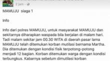 Menulis Mutilasi Martabak di Facebook, Pria Ini Ditangkap Polisi
