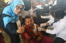 Capaian Imunisasi MR di Lingga Rendah, Ini Bahayanya