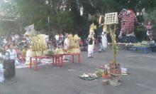 Umat Hindu Batam Gelar Sembahyang dan Persiapan Pembakaran Ogoh-Ogoh