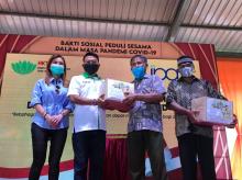IBA dan HKTI Bagikan 2.200 Paket Sembako di Bintan