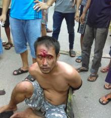 Curi Tabung Gas Ibu-ibu, Ebekson Sihombing Babak Belur