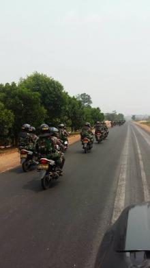 Anggota Sat Sabhara Polresta Barelang Patah Kaki Diserempet Pengedara Motor