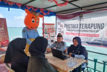 Kantor Wilayah Kementerian Hukum dan HAM Kepri Gelar Pelayanan Pustaka Terapung ke Pulau-pulau