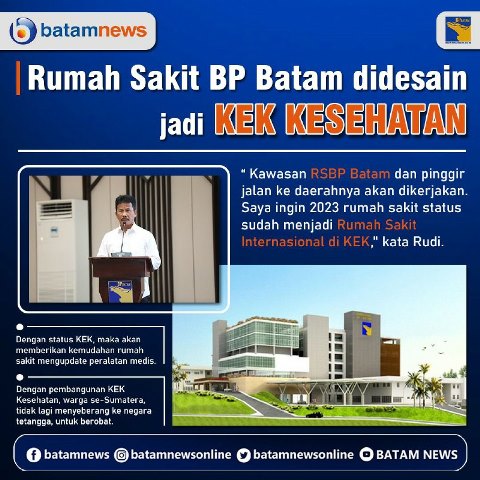 INFOGRAFIS: RSBP Batam Didesain Jadi KEK Kesehatan