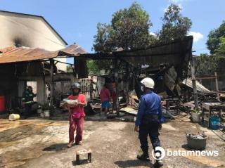 Kebakaran Rumah dan Bengkel di Batam, Uang Rp9 Juta di Celengan Hangus