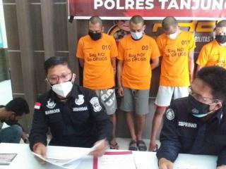 Peredaran Sabu Libatkan Napi Lapas Tanjungpinang, Tiga Pengedar Diringkus