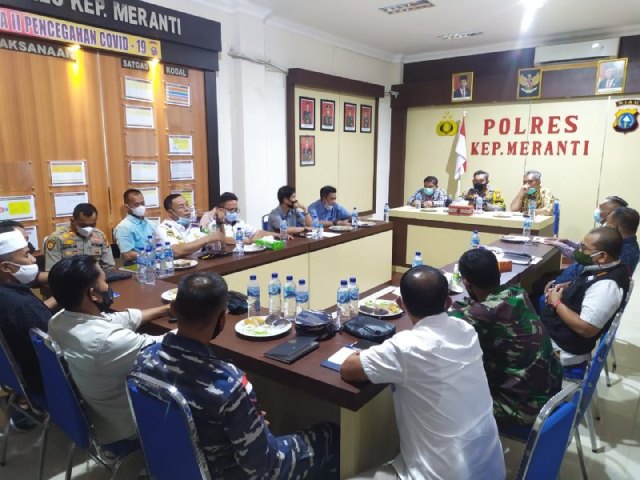 Kapolres Minta Petugas Posko PPKM di Meranti Dievaluasi