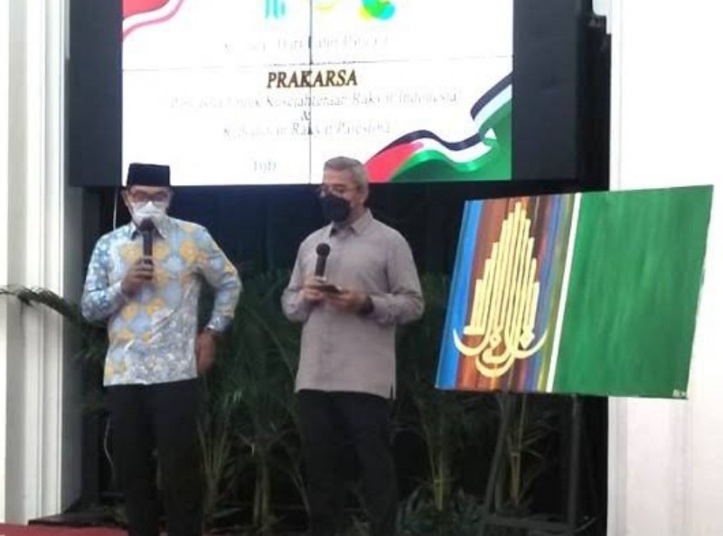 Ridwal Kamil Lelang Lukisan Kesayangan Rp 50 Juta untuk Bantu Palestina