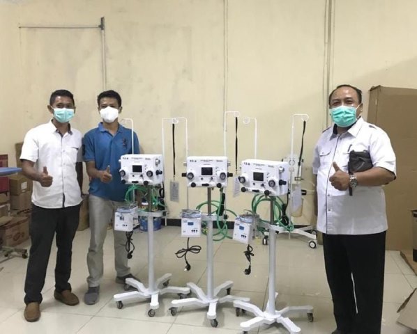 RSUD Meranti Terima Bantuan Alat HFNC Buatan LIPI, Ini Fungsinya
