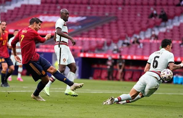 Laga Uji Coba Spanyol Vs Portugal Berakhir Imbang
