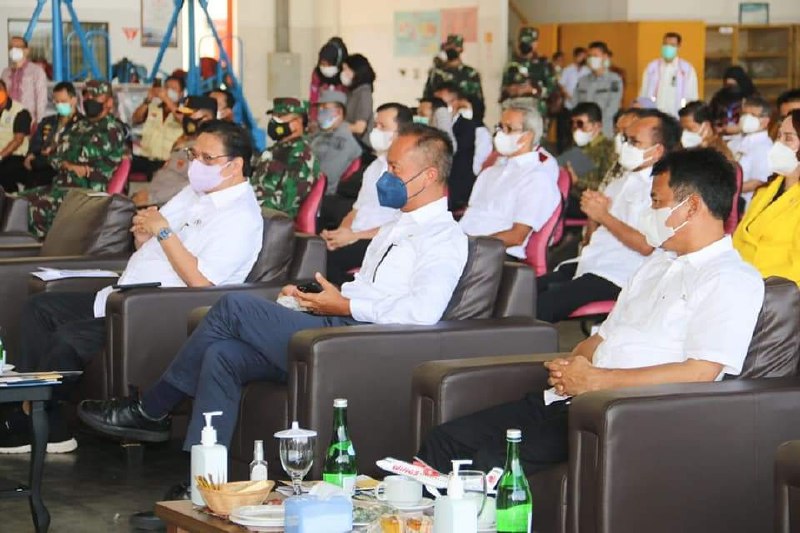 Sambut Kunjungan Menko Airlangga, Rudi: Pulihkan Kesehatan, Bangkitkan Ekonomi