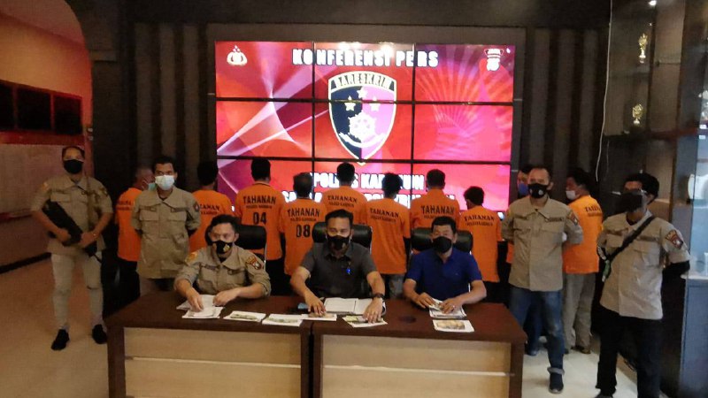 Operasi Premanisme di Karimun, 10 Jukir Liar Terciduk Polisi