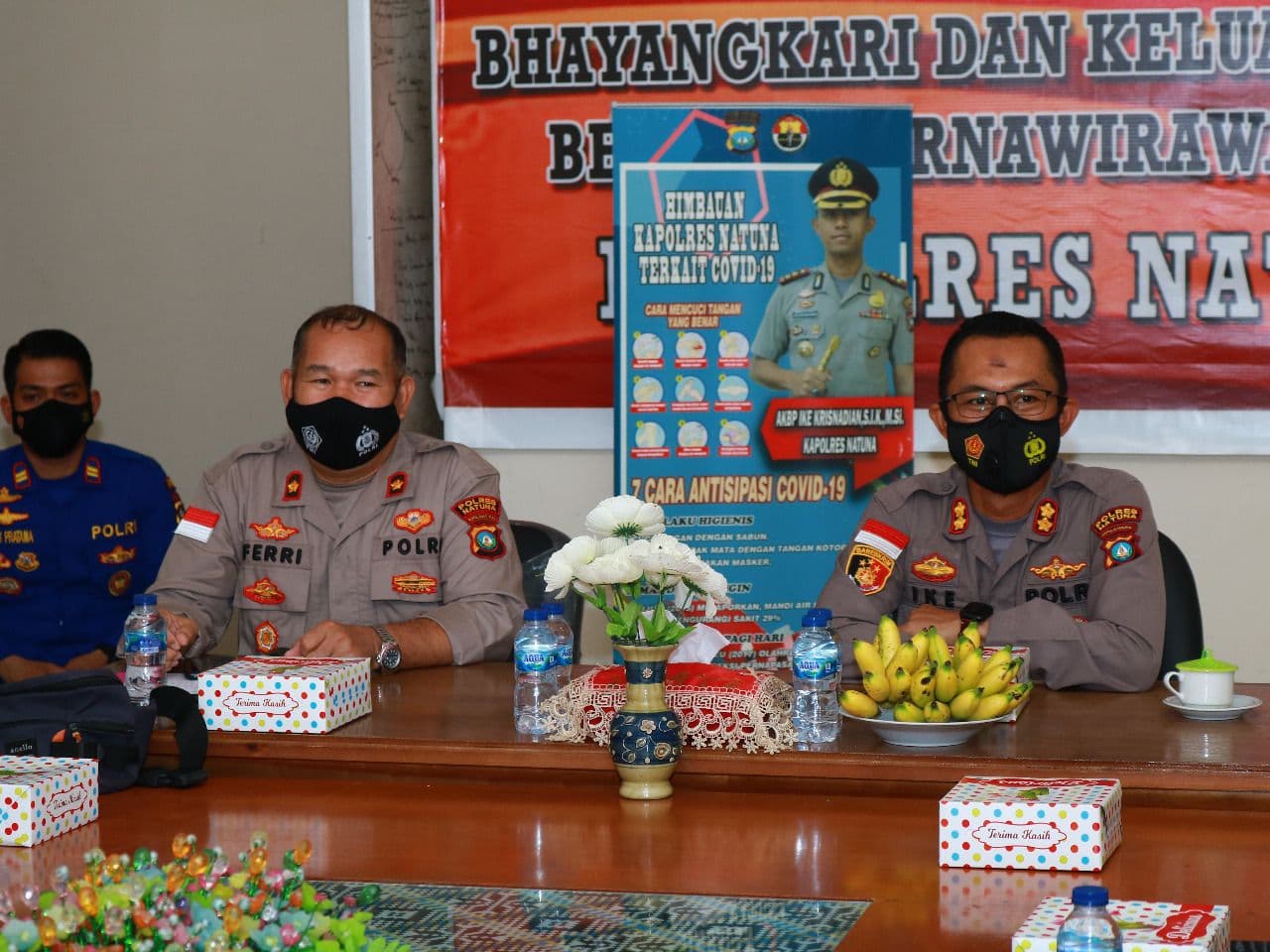Kapolres Natuna Incar Penyebar Hoaks Vaksinasi Covid